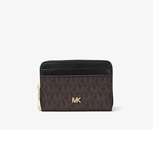 Michael Kors Small Logo and Leather Wallet